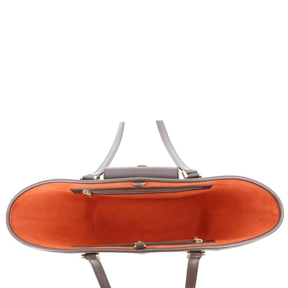 Louis Vuitton Manosque PM Damier Ebene Shoulder Bag Brown - Picture 11 of 16